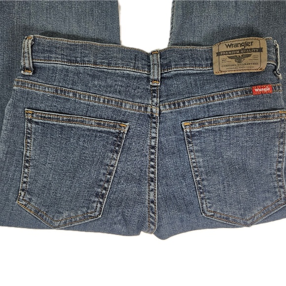 Wrangler Blue Straight Leg Jeans - Picture 9 of 10